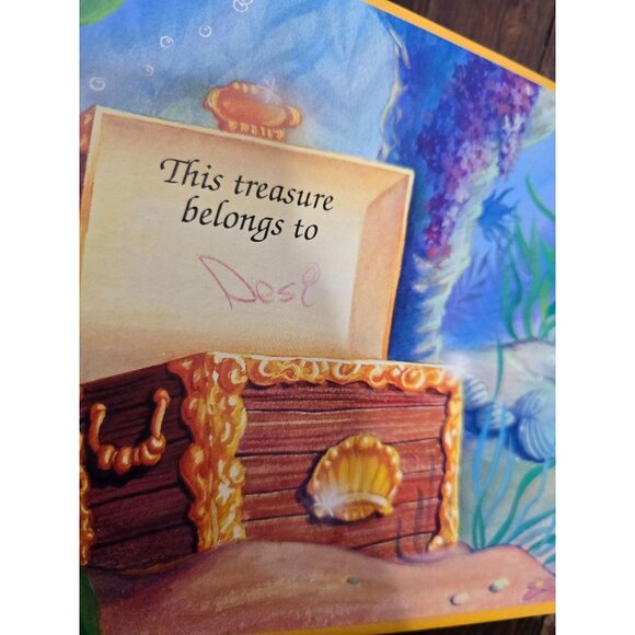 Vintage 90s Disney The Little Mermaid Treasure Chest Picture Books - Picture 13 of 15